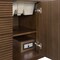 James Martin Vanities 48'' Vanity, Mid Century Walnut w/ Single Hole 3 CM White Zeus Quartz Top & Backsplash 485-V48-WLT-1WZ - alternate 4